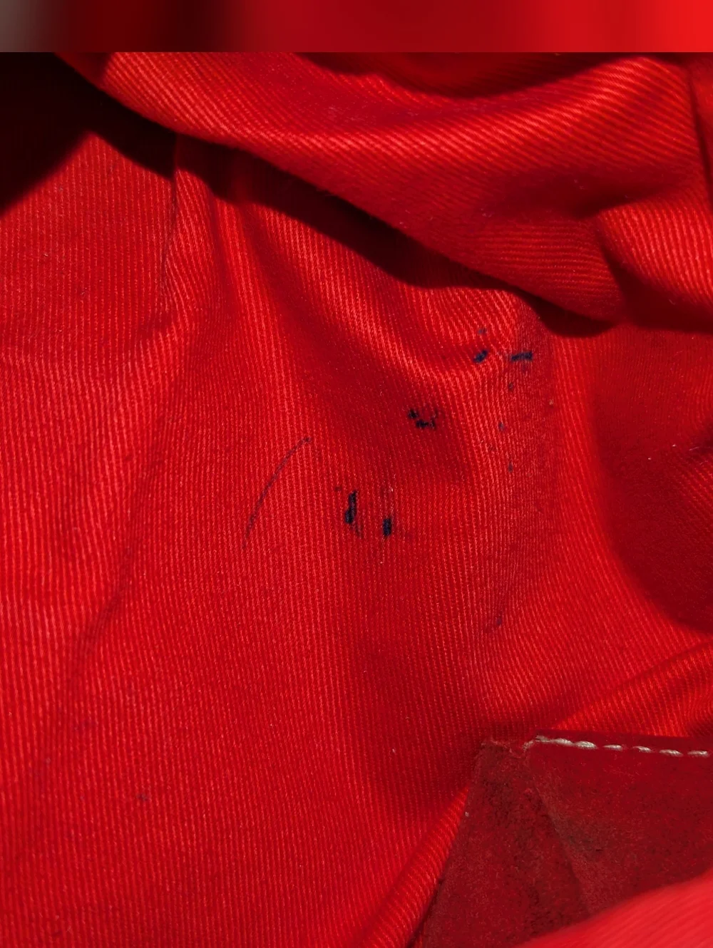 Dooney & Bourke Suede Hobo Bag Red GUC